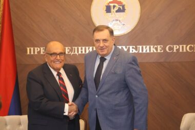 Rudy Giuliani i Milorad Dodik