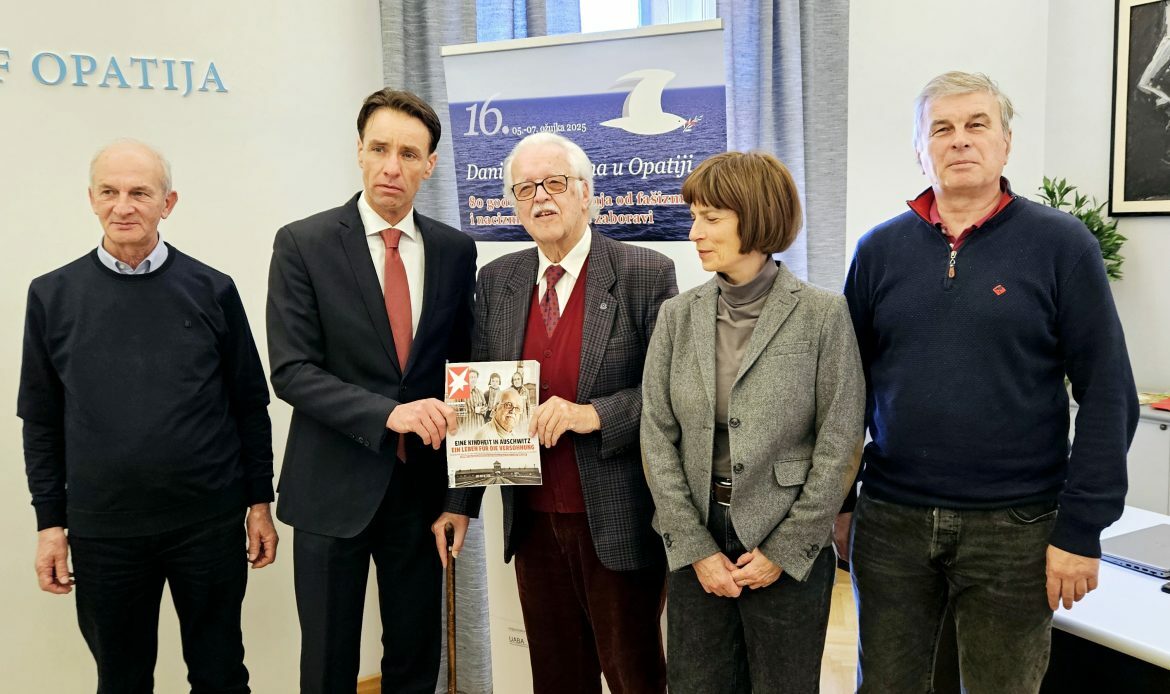 Bruno Starčić, Fernando Kirigin, Oleg Mandić, Sanja Simper i Neven Šantić / Foto Grad Opatija