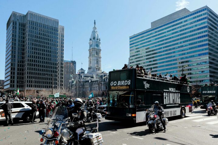 Eaglesi na šampionskoj paradi u Philadelphiji/Foto REUTERS