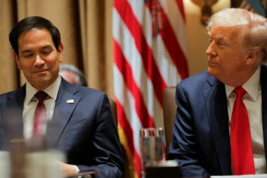 Marco Rubio i Donald Trump / REUTERS