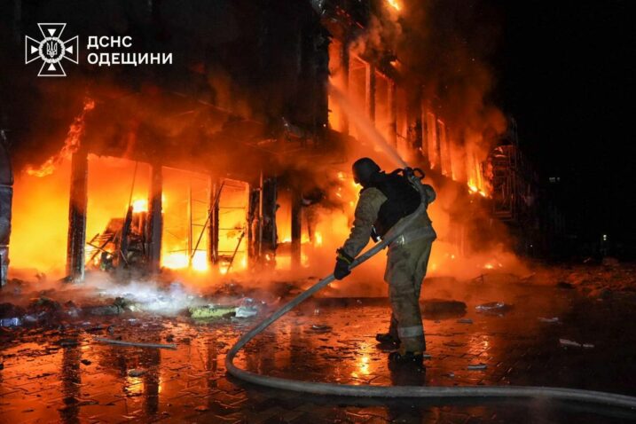 Foto Press service of the State Emergency Service of Ukraine in Odesa region/Handout via REUTERS