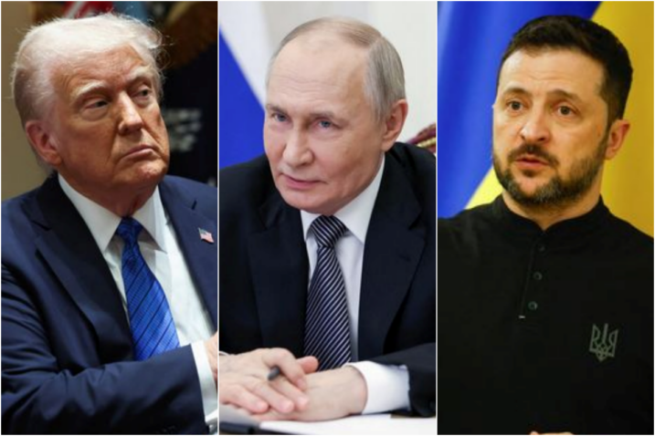 Donald Trump, Vladimir Putin, Volodimir Zelenskij / REUTERS