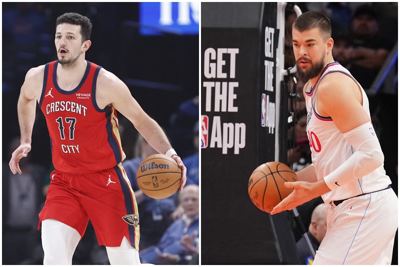 Karlo Matković i Ivica Zubac/Foto REUTERS